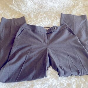 CALVIN KLEIN Women's Ankle Pant, Gray Work Pants Size 6 Classic Fit